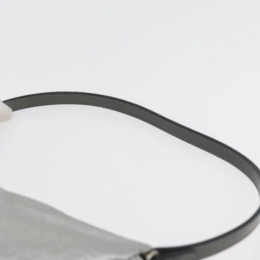 Dior Trotter Saddle Accessory Pouch Silver